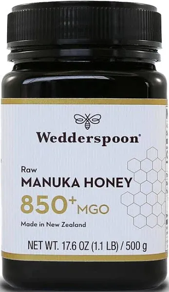 Wedderspoon Raw Manuka Honey MGO 850