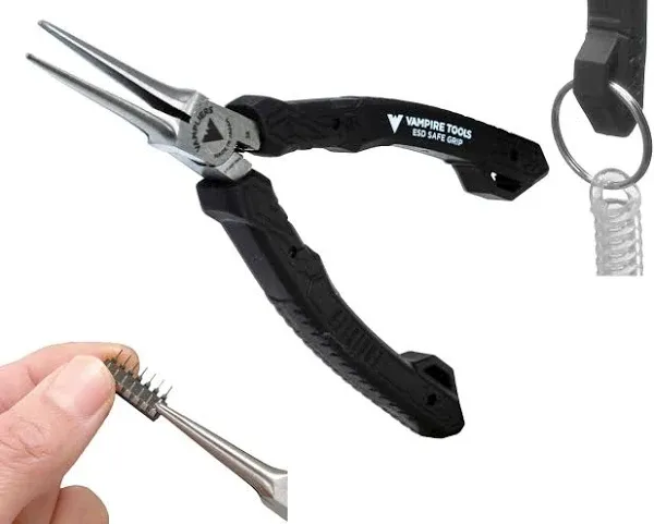 5.5" Precision Mini Needle Nose Pliers with Non-Serrated Jaws | VT-001-5NN