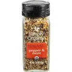 Simply Organic Spice Right Everyday Blends Pepper and More