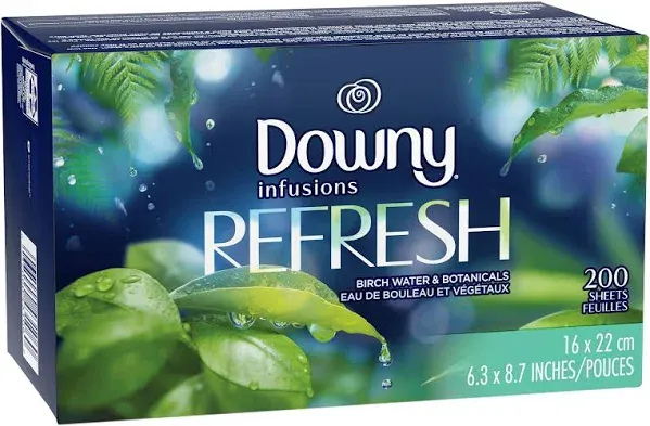 Downy Infusions Fabric Softener Dryer Sheets