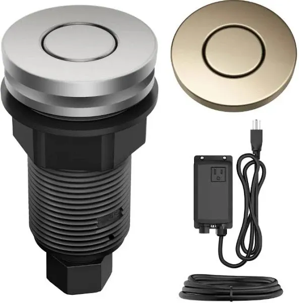 Kraus KWDA-200 Garbage Disposal Air Switch Kit - Brass