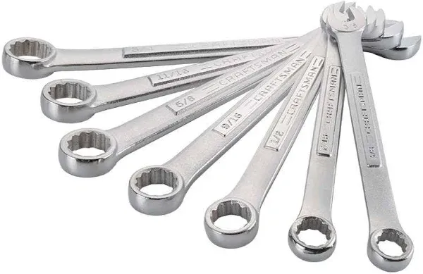 Craftsman 7 Piece Metric Long Panel Combination Wrench Set