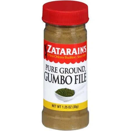 (2 pack) Zatarain's Kosher Pure Ground Gumbo File, 1.25 oz Bottle