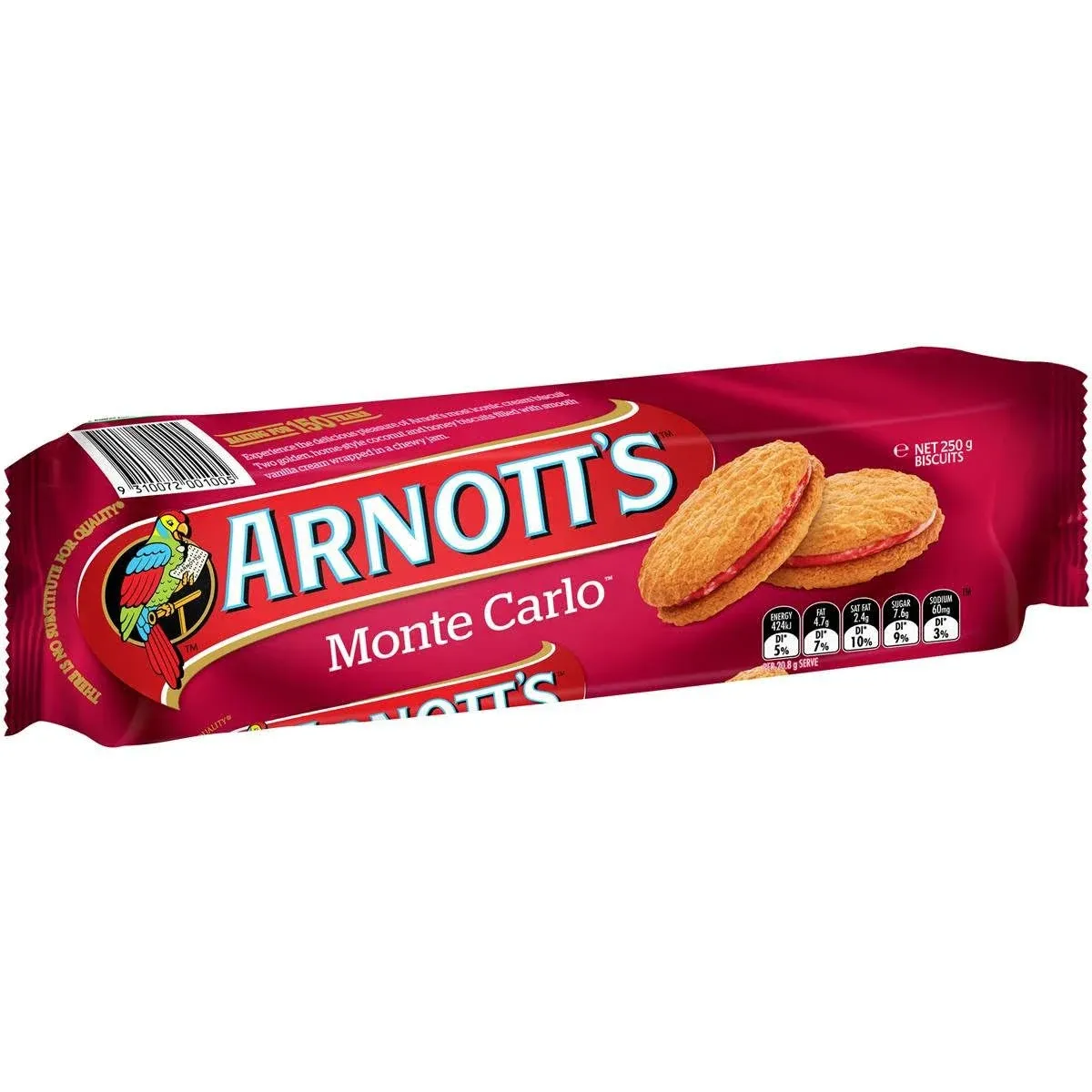 Arnott's Monte Carlo 250g