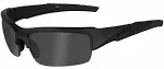 Wiley X Valor Black Ops Sunglasses - Smoke Grey Lens - Matte Black Frame [CHVAL01]