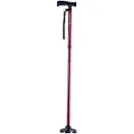 HurryCane Freedom Edition Folding Walking Cane, Pathfinder Purple