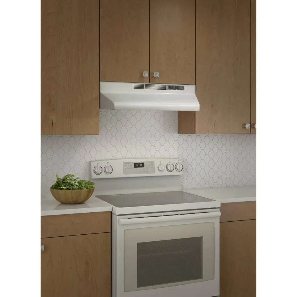 Broan F402401 24-Inch Under-Cabinet Range Hood, White