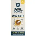 Bare Bones Bone Broth Instant Powdered Mix Lemon Ginger