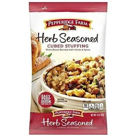 Pepperidge Farm | Stuffing | Pack of 3 (Herb Seasoned Cubed)