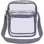 USPECLARE Clear Purse Stadium Clear Messenger Bag Stadium Approved for Men and Women Clear CrossBody Bag