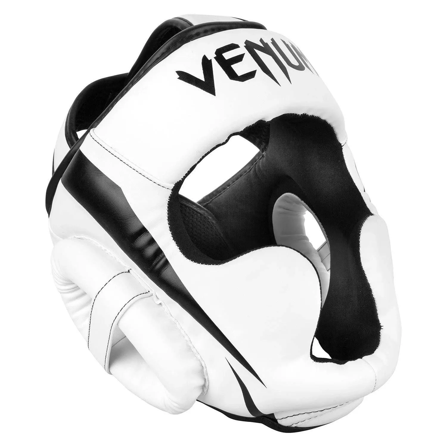 Venum Elite Headgear - Black/White