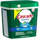 Cascade Complete ActionPacs Dishwasher Detergent, Fresh Scent, 78 count