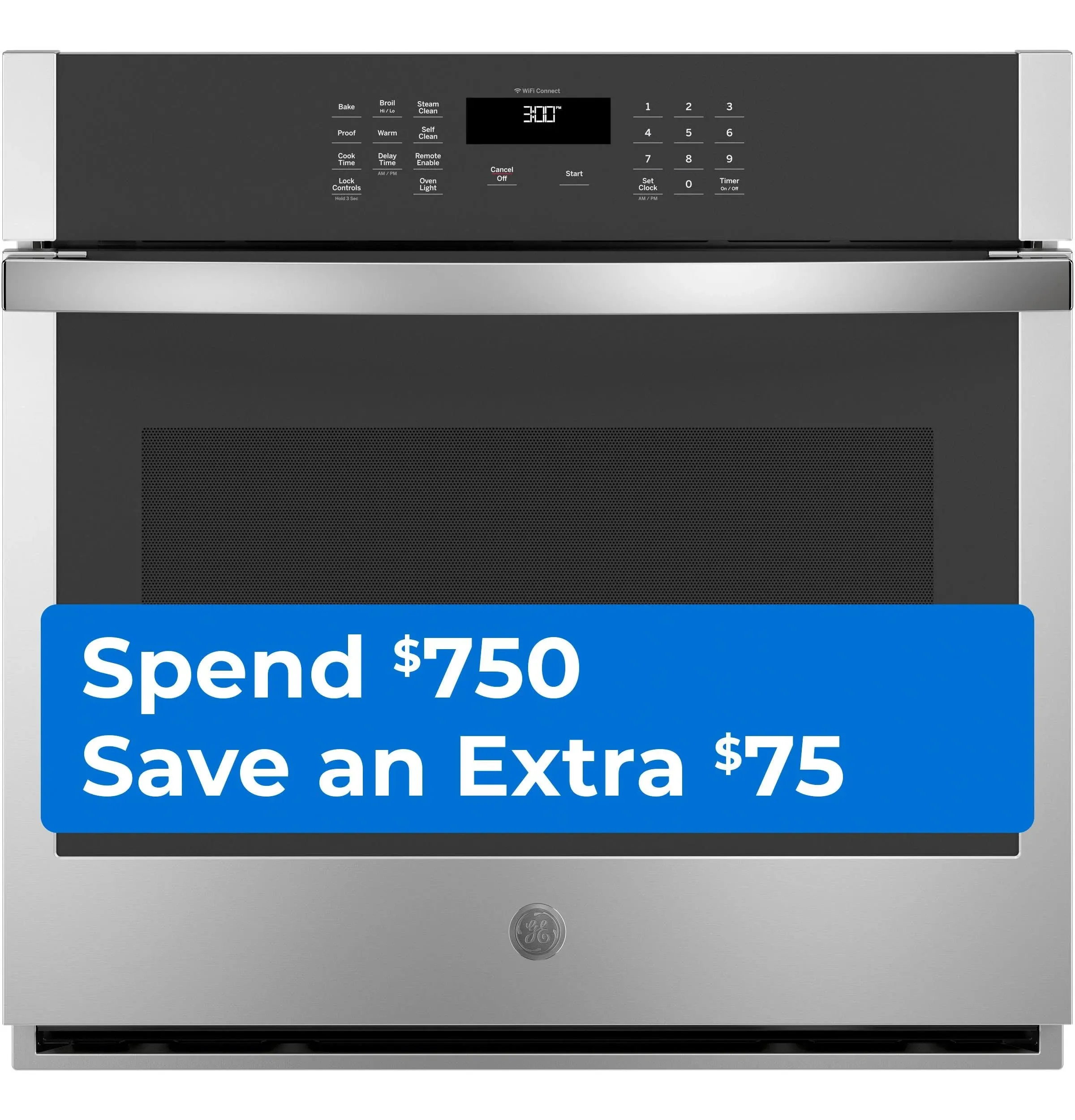 GE - 30" Built-in Single Electric Wall Oven - Stainless Steel