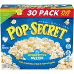 Pop Secret Homestyle Butter Popcorn - 12 ct - 3.2 oz