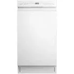 Midea - Mdf18a1aww Built-in Dishwasher with 8 Place Settings, 6 Washing Programs, Stainless Steel Tub, Heated Dry, Energy Star, White