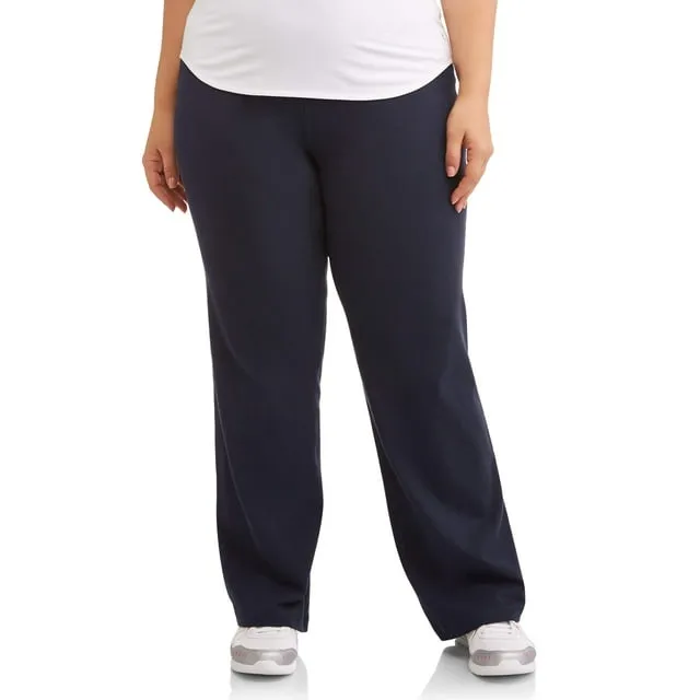 Athletic Works Women's and Women's Plus Dri More Core Athleisure Bootcut Yoga Pants, Regular and Petite