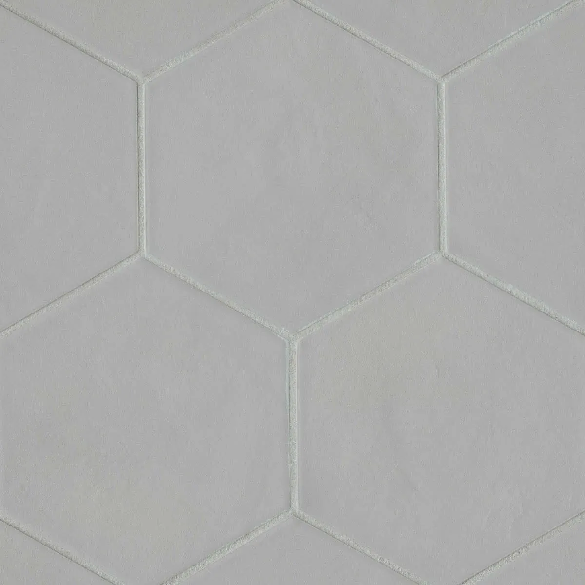 Bedrosians Allora Hexagon Matte Porcelain Tile 8.5" x 10", Solid Grey (29-Pack, 12.67 sf)