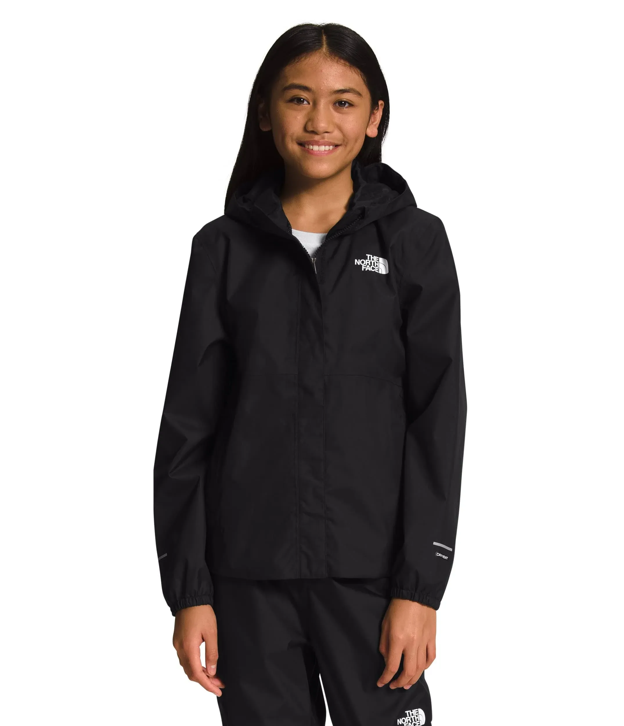 The North Face Girls' Antora Rain Jacket - Small - TNF Black