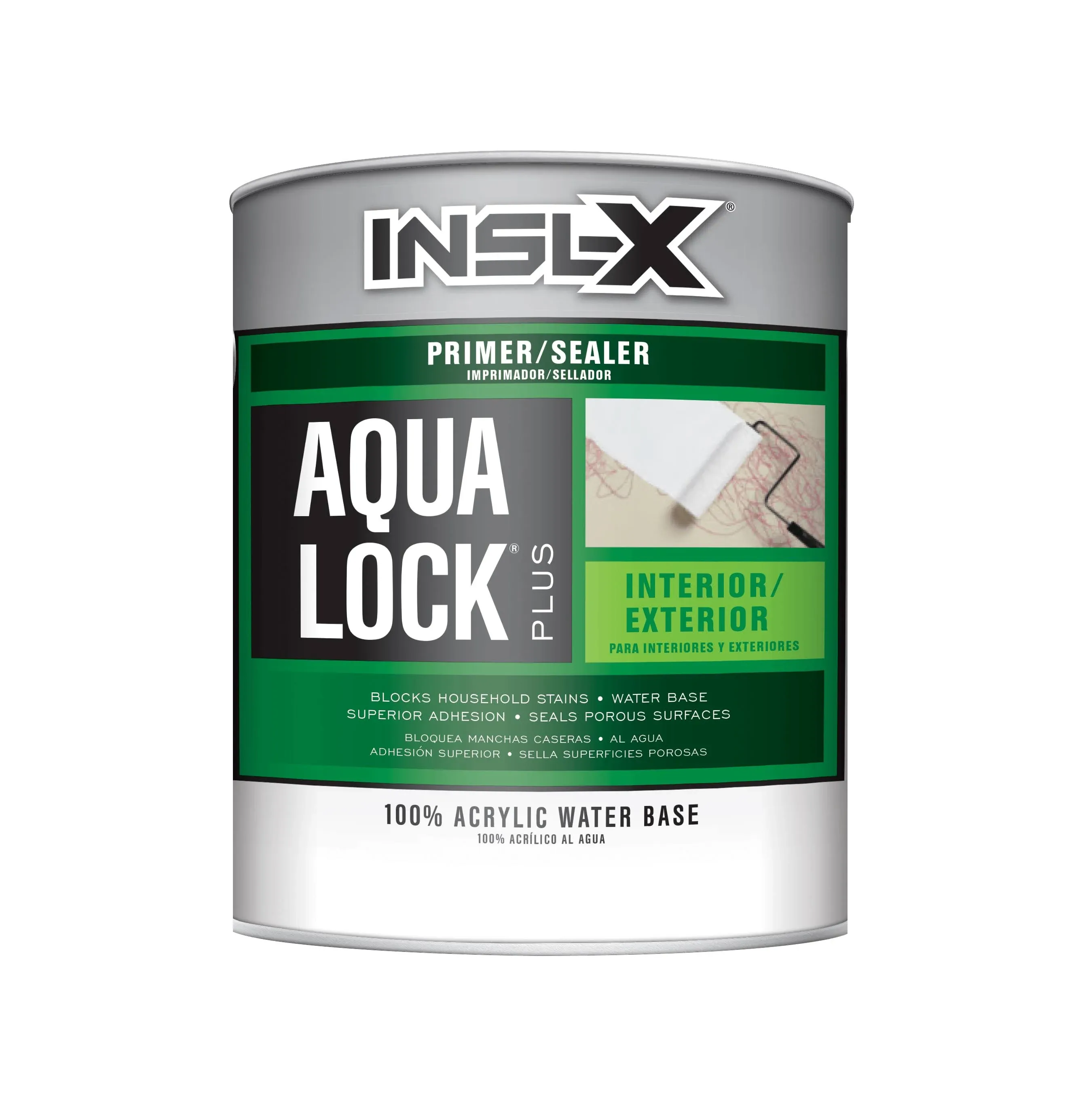 INSL-X AQ040009A-01 Aqua Lock Plus 100% Acrylic Water-Based Sealer Primer 1 G...