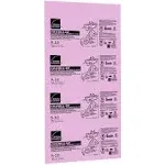 Owens Corning Pink Foam Insulation Board 1/2" Thick (8 Pieces-1sqft Each) Foamular Boards for Craft or Home Improvements Projects Such As Window, Wall, Ceiling Coverings. Packed by Eagle Electronics