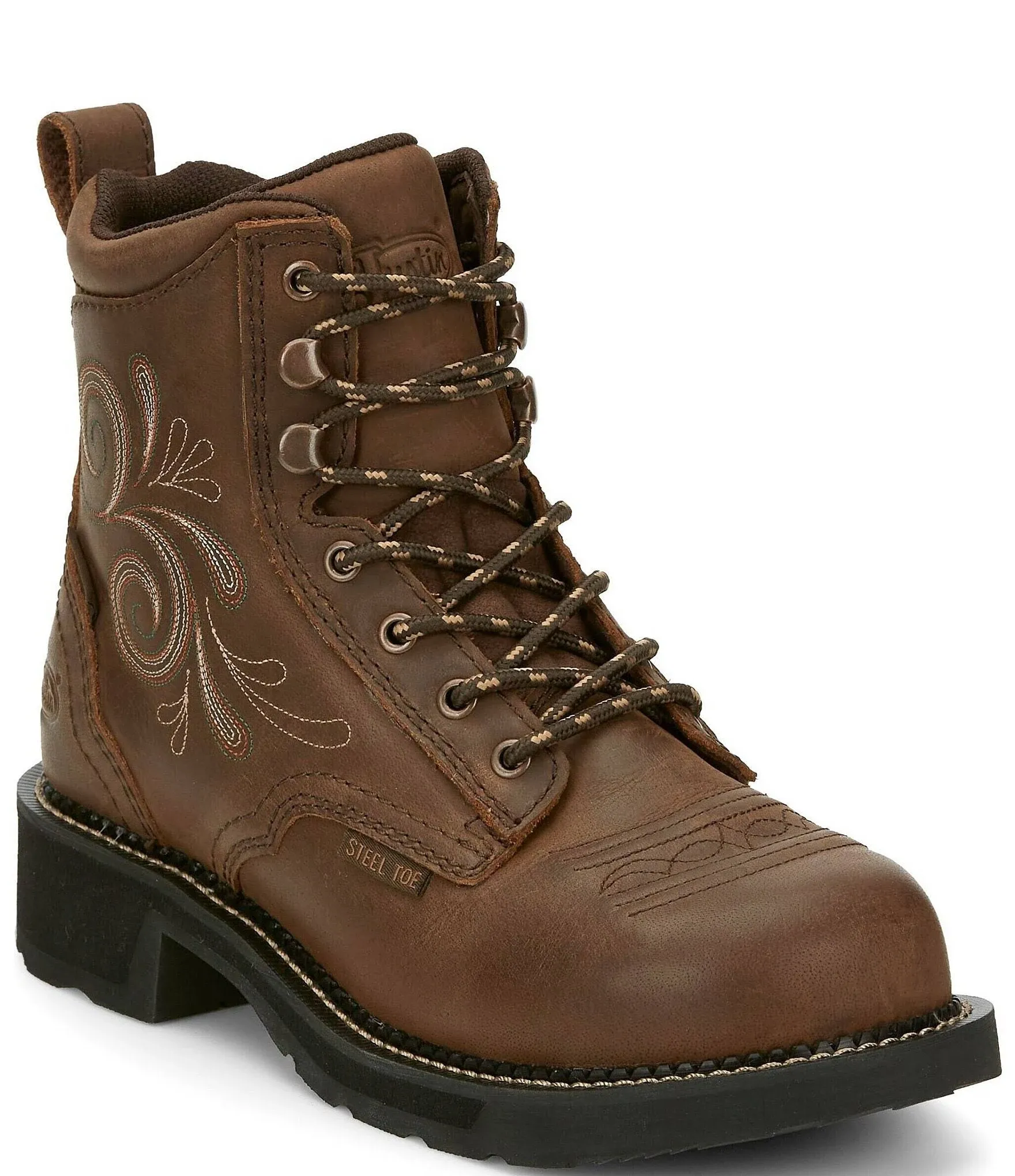 Justin Women's Katerina Waterproof Work Boots - Steel Toe