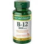 Natures Bounty Vitamin B-12, 1000 mcg, Coated Tablets - 200 tablets