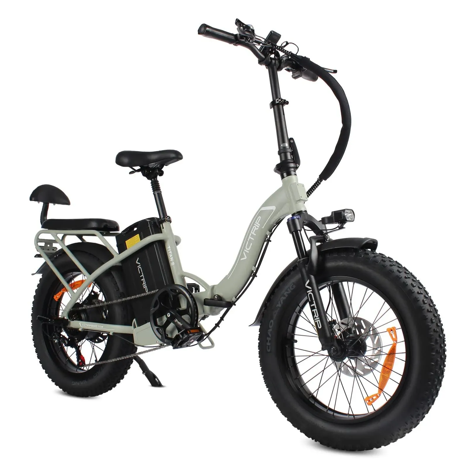 VICTRIP 32AH Battery 100 Miles Long Range 750W Folding Electric Bike for Adults ...