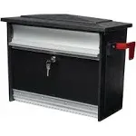 MailSAFE Mailboxes Lockable Mailbox Wall or Post Mount Locking Aluminum NEW