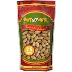 Turkish Antep Pistachios - 2.5 lbs (40oz) Premium Quality Kosher Roasted Pistachios By We Got Nuts - Natural & Healthy Rich Flavor Snack - Whole & Salted – Air-Tight Resealable Bag Package…