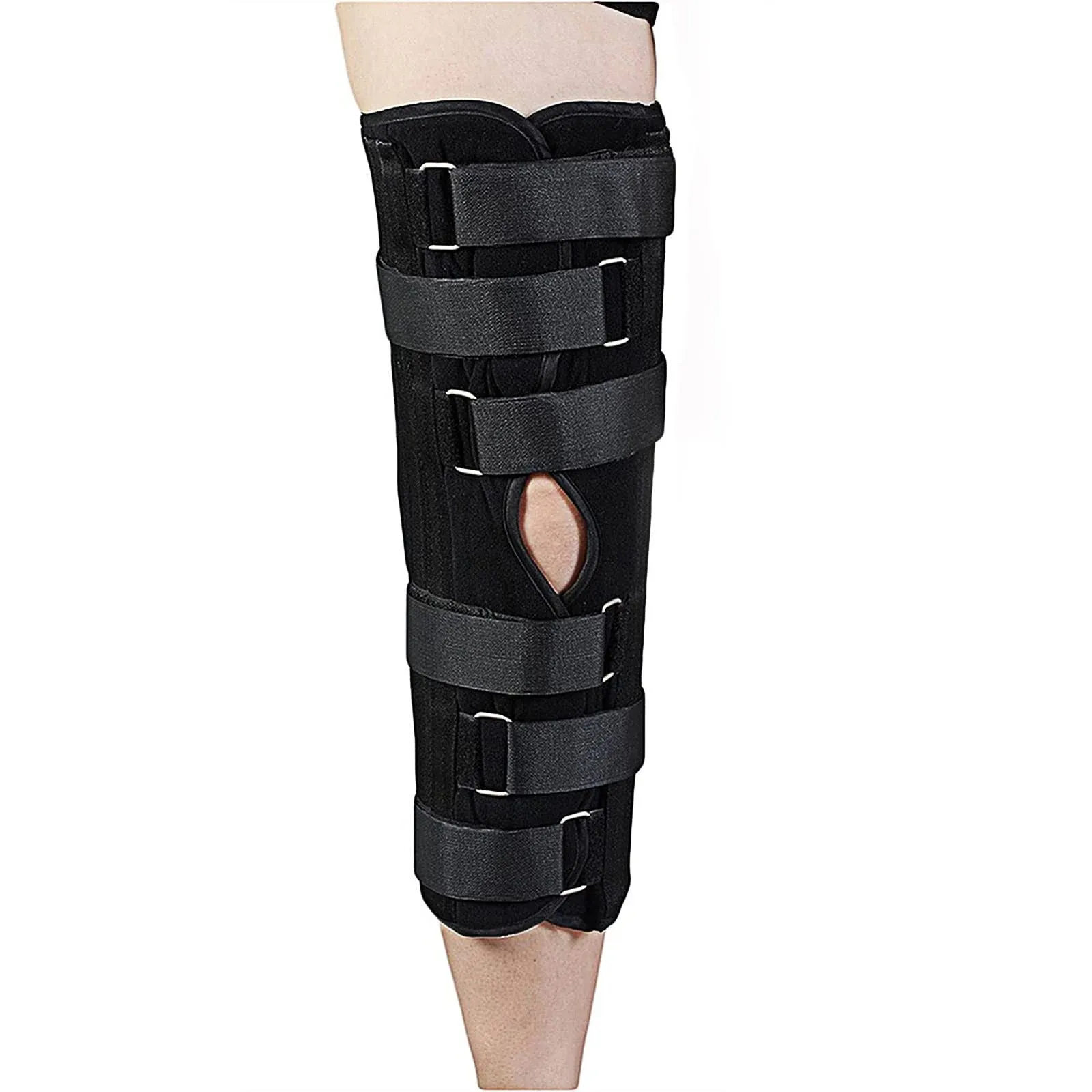 TANDCF Unisex Knee and Leg immobilization Stabilizer for Post Surgery Recovery,Knee Fractures,Instability, ACL,MCL,Meniscus Tear,Arthritis,Displacement Recovery,17.3" Length Universal