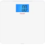 Escali High Capacity Anti-Slip Bathroom Scale - White