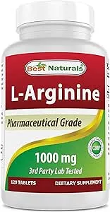 Best Naturals L-Arginine 1000 mg - 120 Tablets