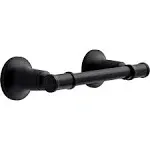 Delta CML50-MB-R Chamberlain Wall Mount Pivoting Toilet Paper Holder Matte Black