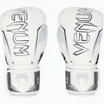 Venum Elite Evo Boxing Gloves - Grey/White - 16 oz - Venum