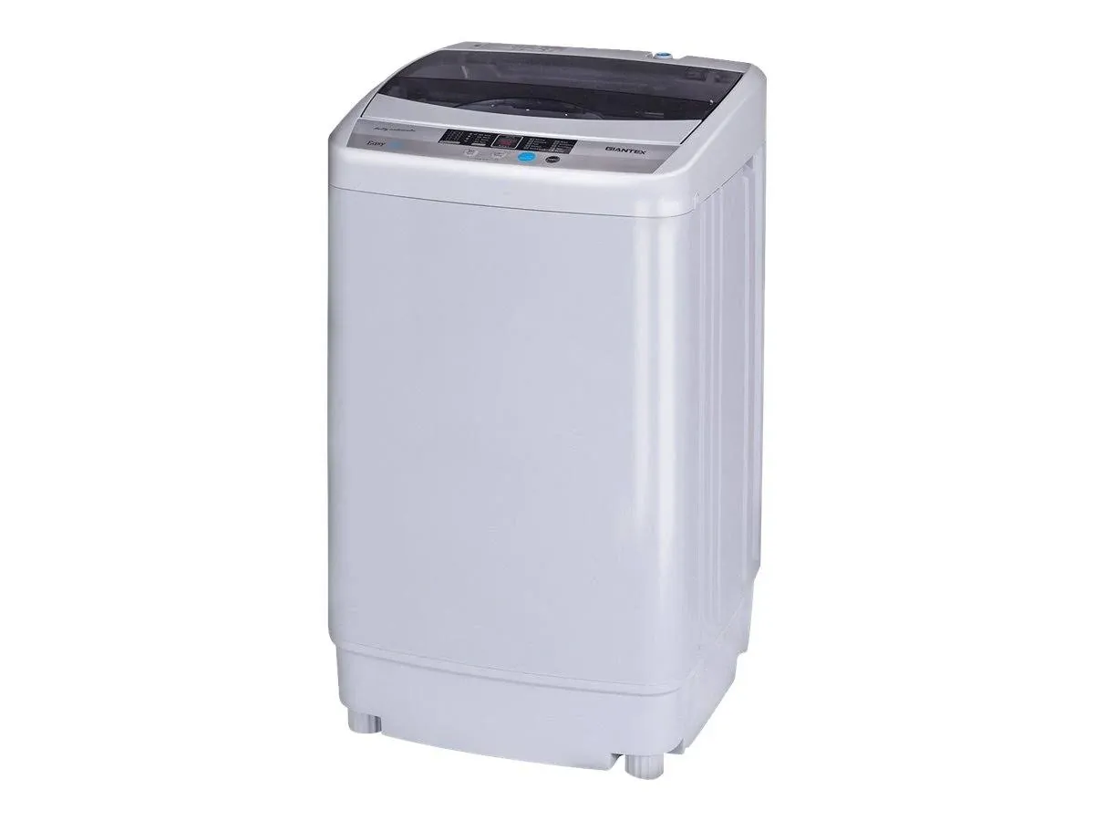 COSTWAY Portable Compact Washing Machine 1.34 Cu.ft Spin Washer Drain Pump 8 ...