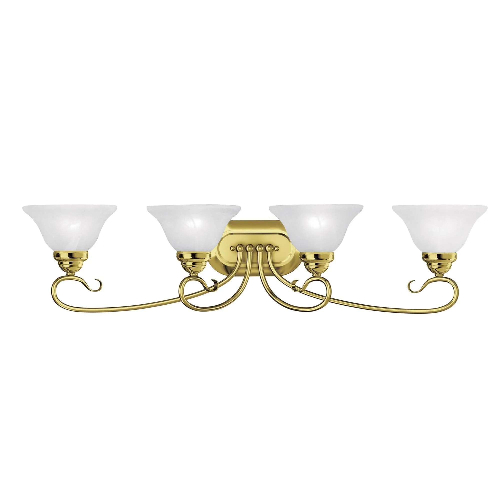 Livex Lighting 6104-05 Coronado 4 Bath Light, Chrome, 36.25 x 9.25 x 8.5