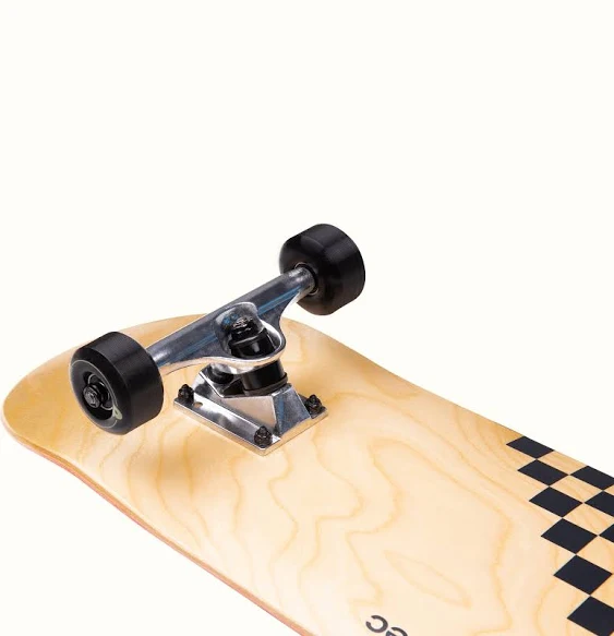 Retrospec Alameda Skateboard Complete | Canadian Maple Wood Deck w/ 5.5 Inch Aluminum Alloy Trucks for Commuting, Cruising, Carving & Downhill Riding