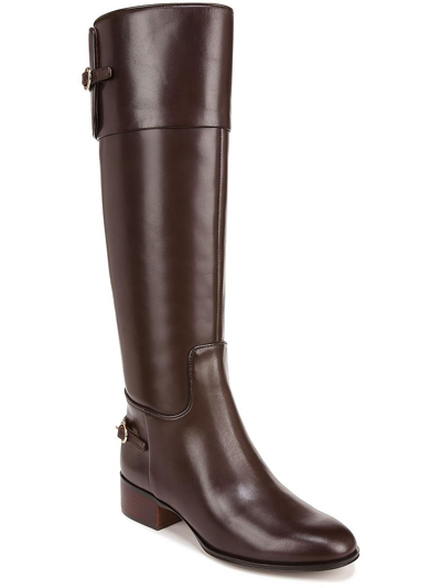 Jazrin Womens Leather Riding Knee-High Boots