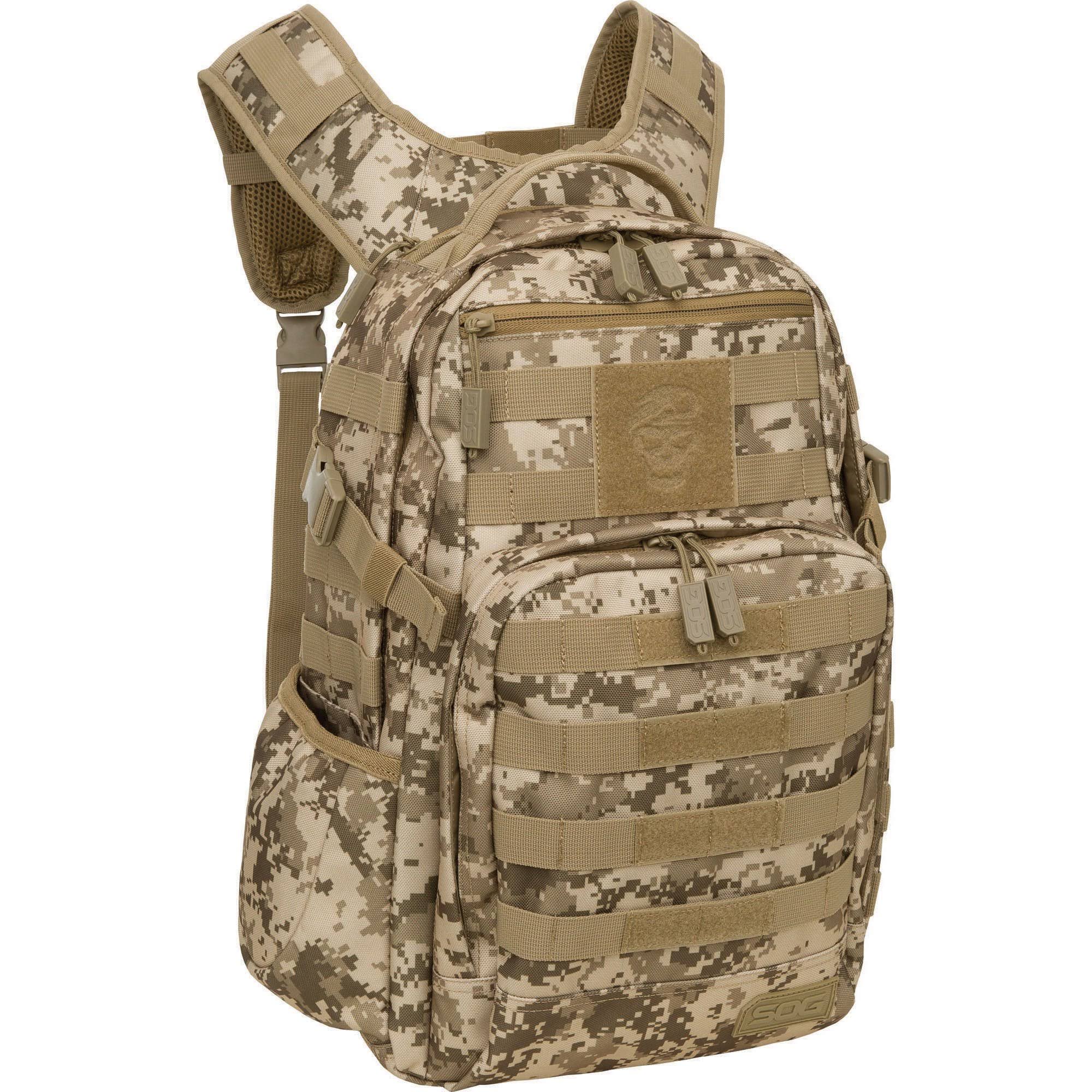 SOG Tactical Backpack, Camo, One Size