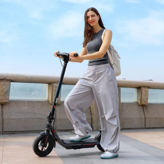 TST Folding Electric Scooter for Adults, 10" Solid Rear Tires E-Scooter, 30 Miles Max Range Electric Scooter Adults, 19 Mph Commute Adult Scooter with App Control, Cruise Control and Smart Headlight