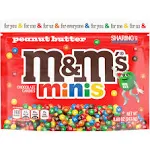 M&M's Minis Peanut Butter Chocolate Candy Tube