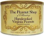 The Peanut Shop of Williamsburg Handcooked Lightly Salted Virginia Peanuts