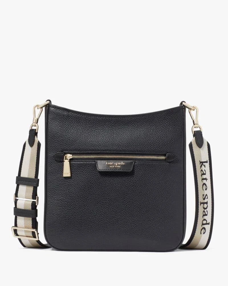 Kate Spade New York Hudson Pebbled Leather Messenger Crossbody