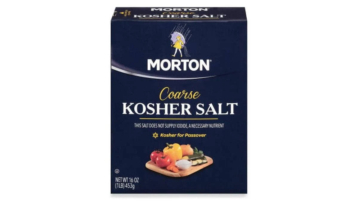 Morton Salt Coarse Kosher Salt – for Cooking, Grilling, Brining, & Salt Rimming, 16 oz