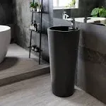 Swiss Madison Monaco Circular Basin Pedestal Sink