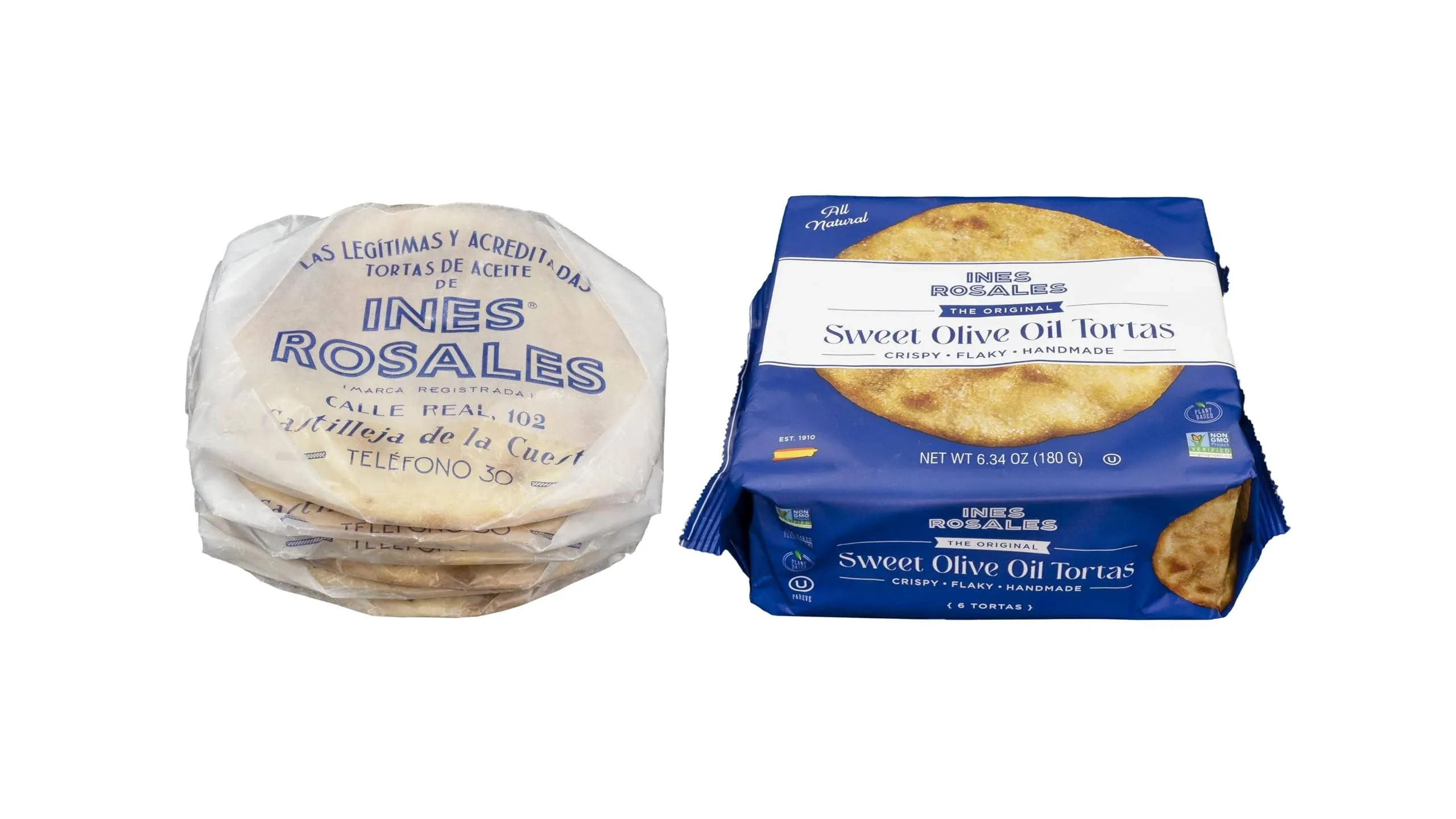 Ines Rosales Tortas de Aceite Anise Crisps (6, Individually Wrapped)