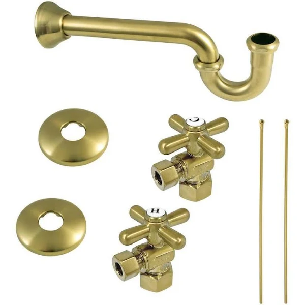 Kingston Brass Plumbing 1 1/4&#034; Trimscape Traditional Plumbing Supply Kit Combo