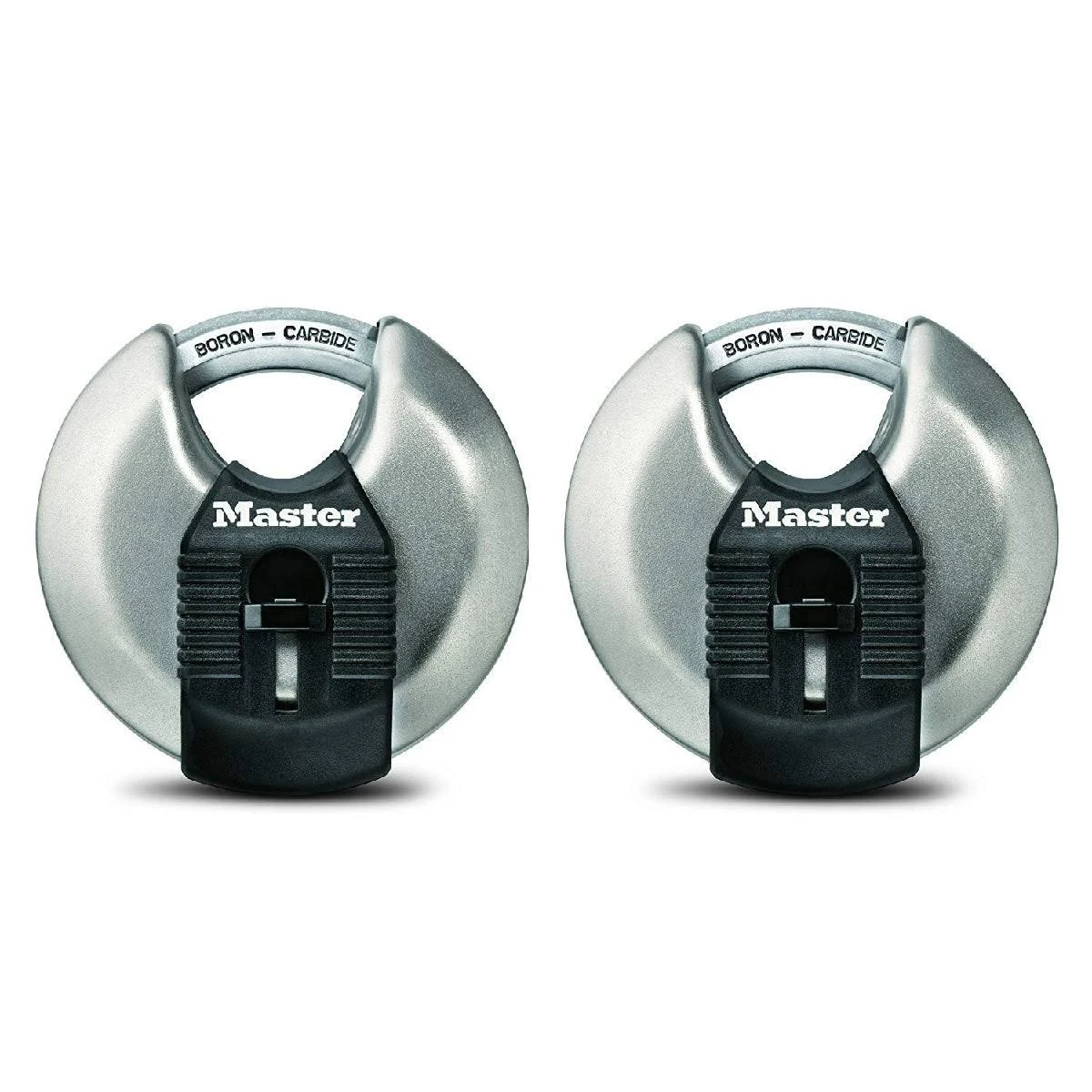 Master Lock M40XT 2-3/4-Inch Shrouded Steel Wide Body Padlock - 2-Pack