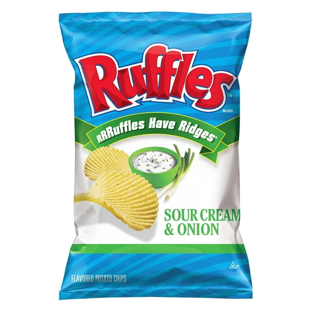 Ruffles Potato Chips Sour Cream Onion