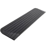 1&#034; Rise Solid Rubber Threshold Ramp for Wheelchair Scooter Doorway 1 Pack 43....